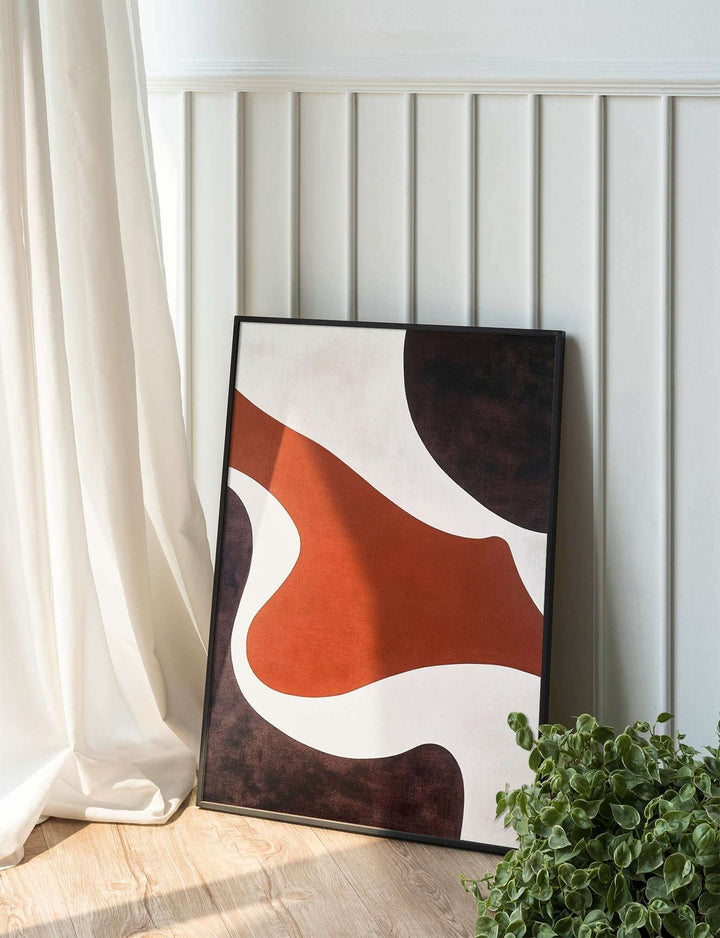 Serene Curves: Minimalist Abstract Elegance