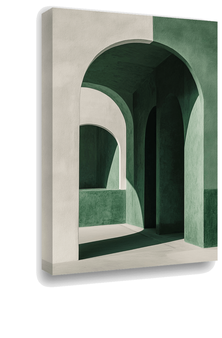 Threshold of Mystery: Arched Doorframe