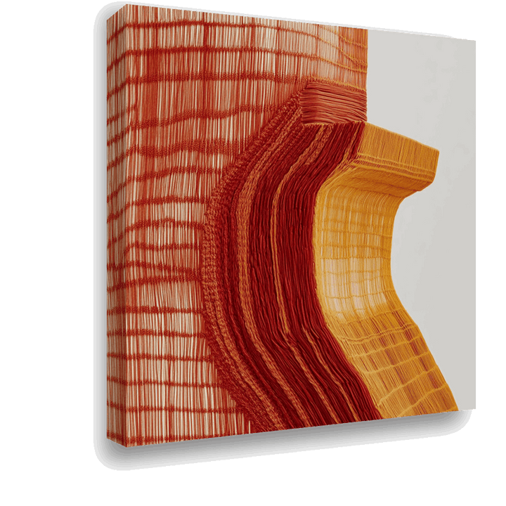 Flowing Harmony: Abstract Woven Sculpture