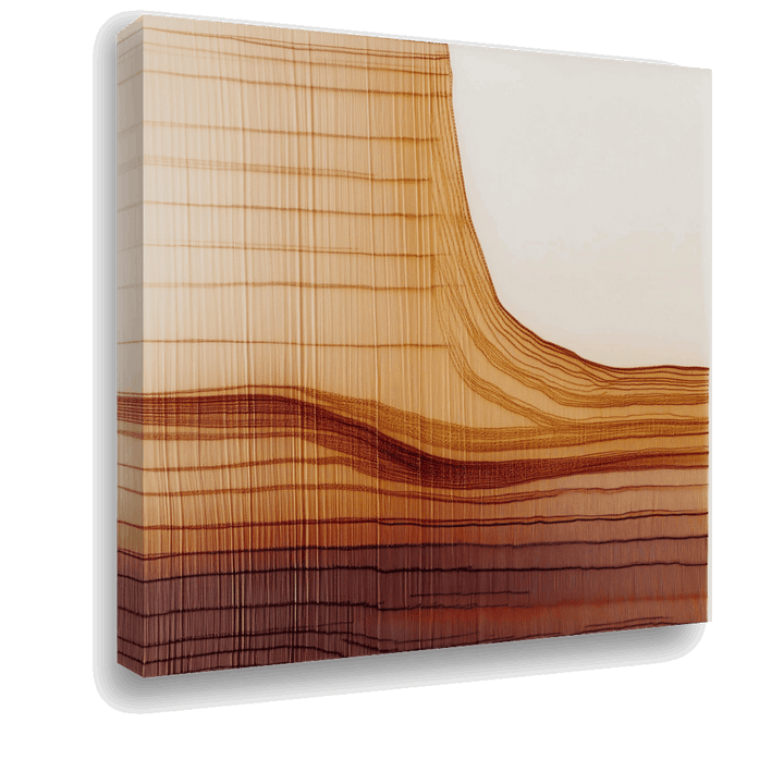 Layers of Nature: Abstract Wood Grain Art