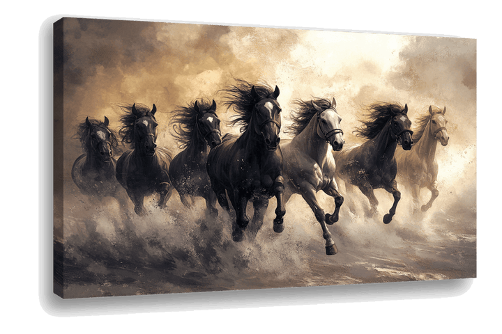Gallop of Fortune: Seven Majestic Horses