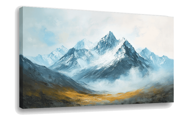 Ethereal Peaks: Serenity of Snow-Capped Mountains