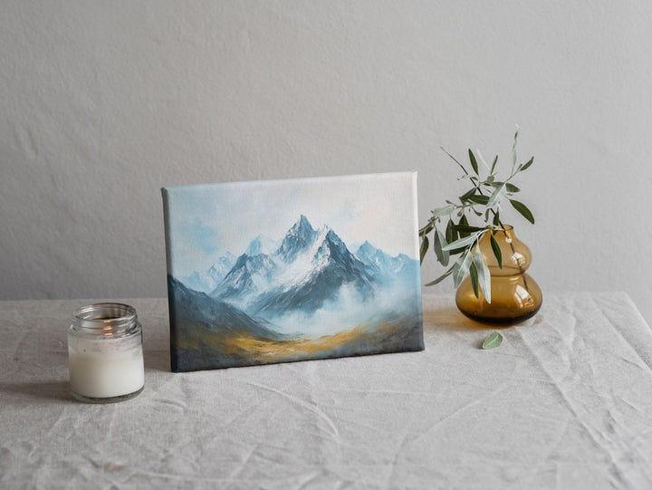 Ethereal Peaks: Serenity of Snow-Capped Mountains