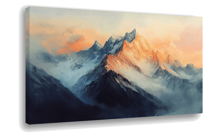 Golden Dawn: Majestic Mountain Sunrise