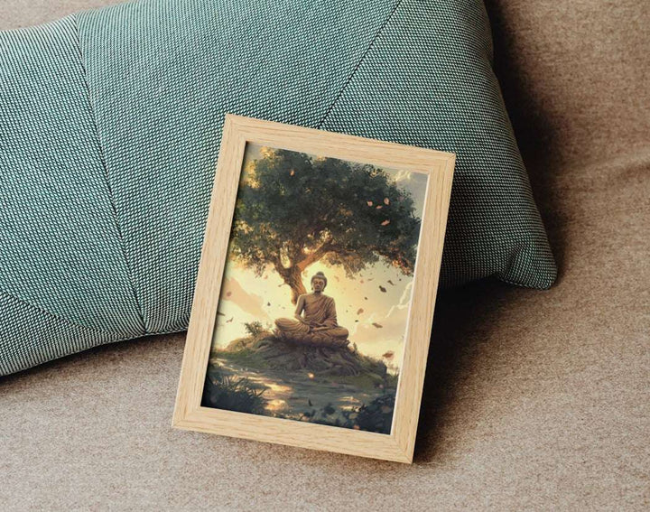 Enlightened Serenity: Buddha Under the Bodhi Tree