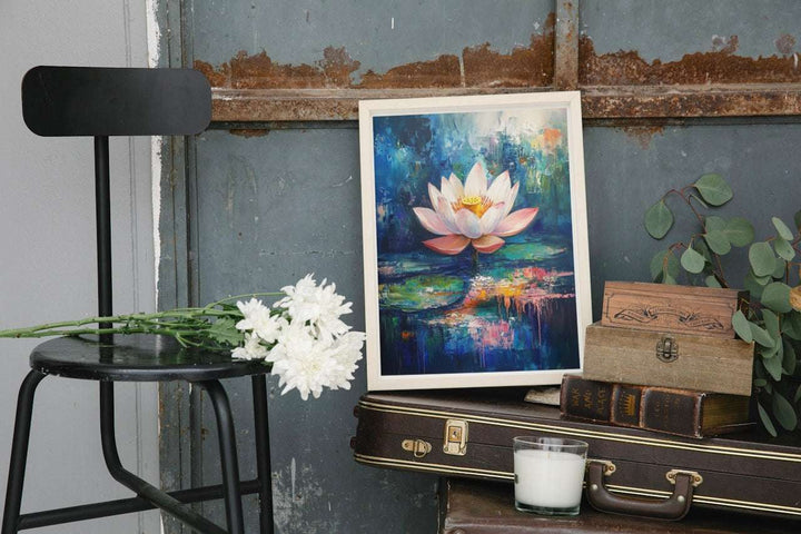 Abstract Bloom: Lotus in Motion