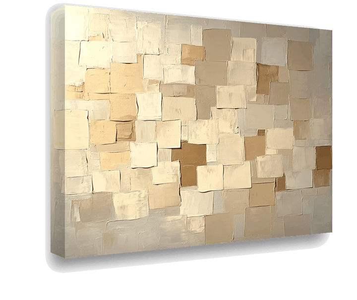 Beige Harmony: Abstract Wall Texture