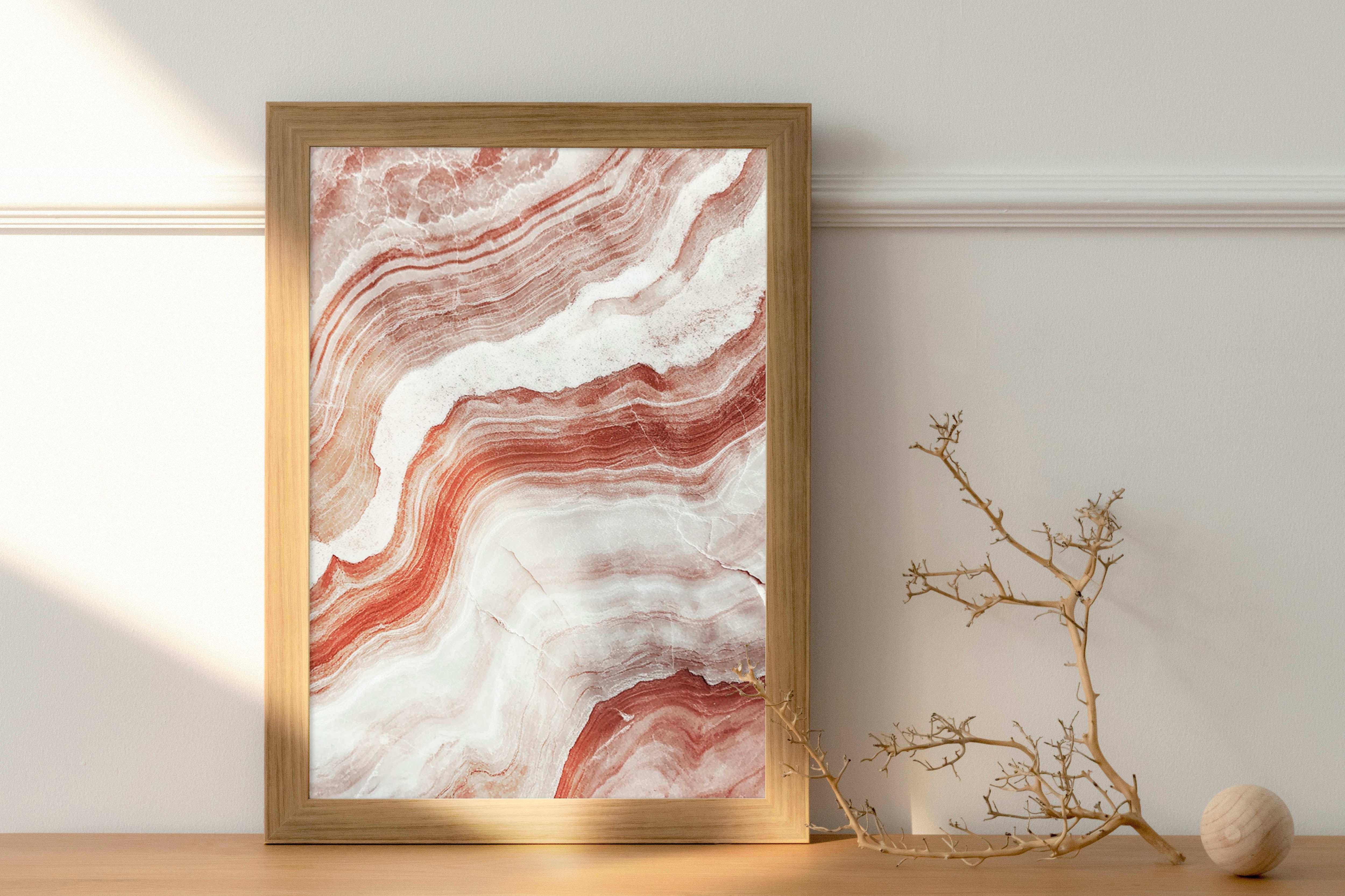 Marble Elegance: Creamy Stone Surface