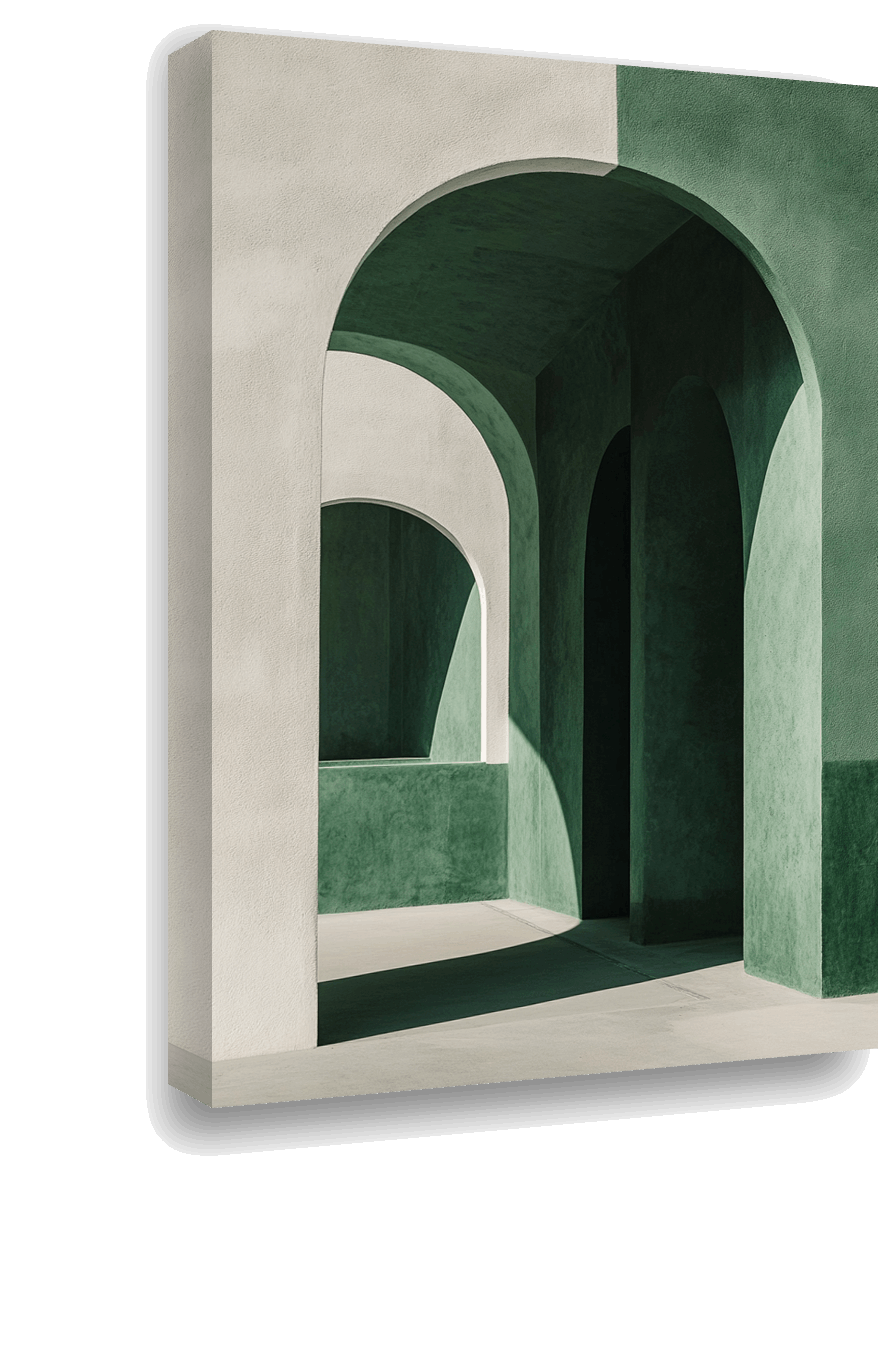 Threshold of Mystery: Arched Doorframe