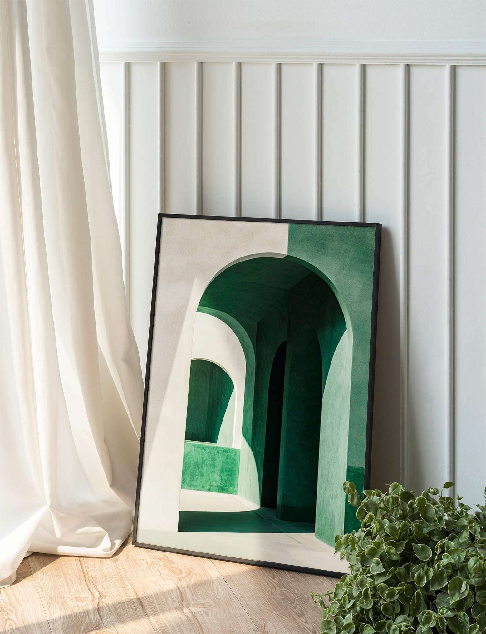 Threshold of Mystery: Arched Doorframe