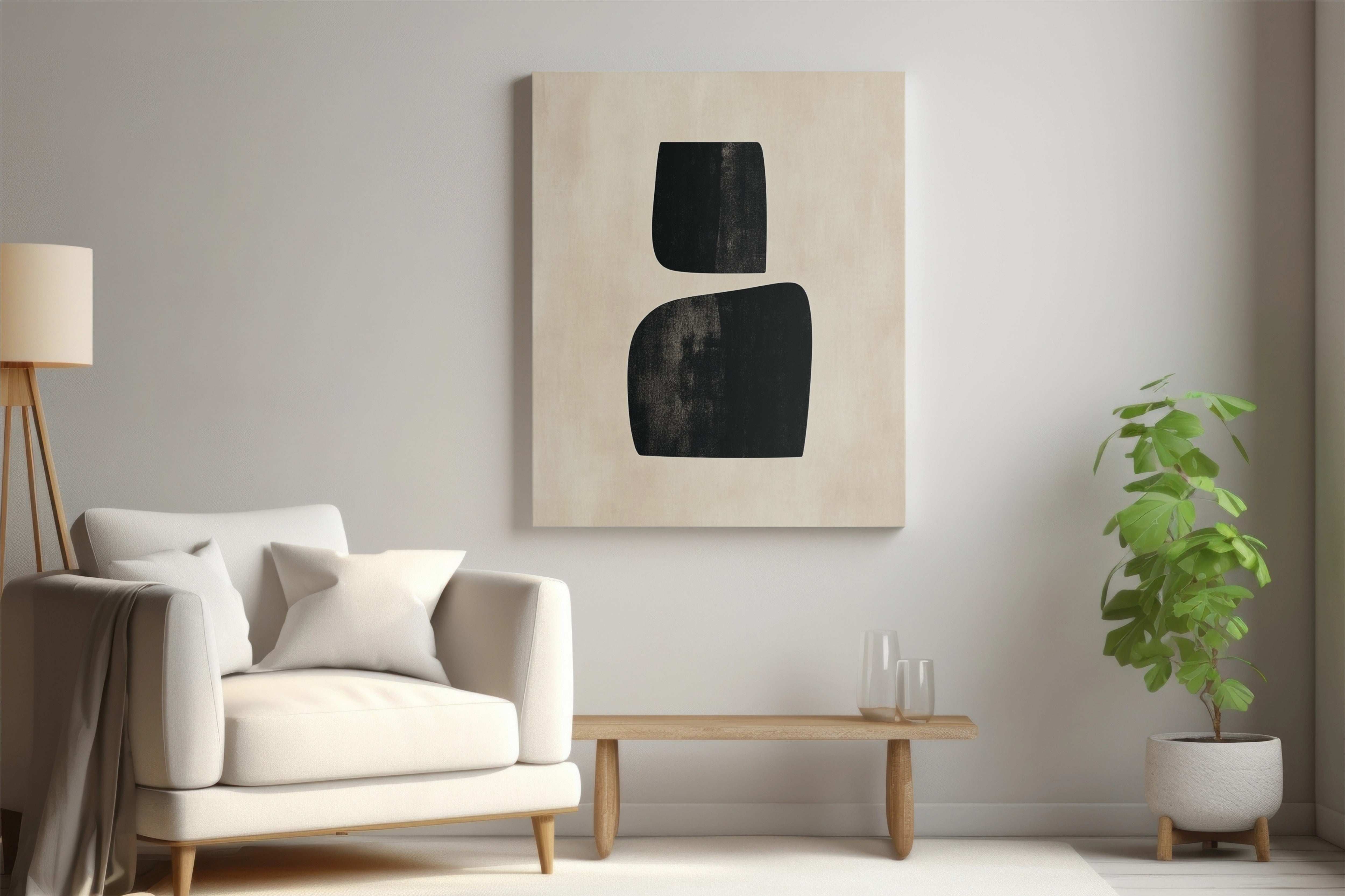 Geometric Harmony: Minimalist Composition