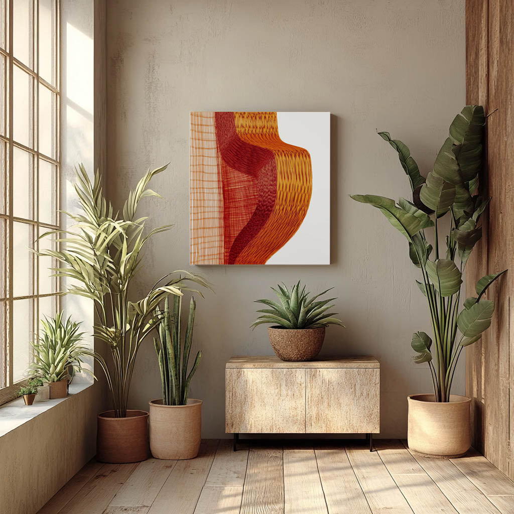 Warm Textures: An Abstract Exploration