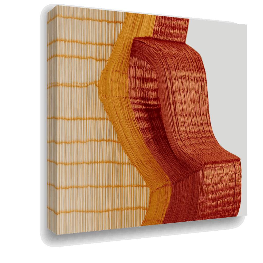 Harmony in Texture: Abstract Wood and Fabric