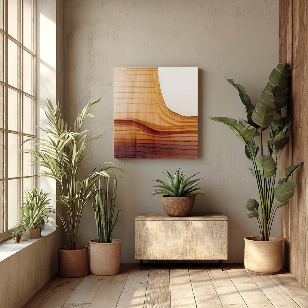 Layers of Nature: Abstract Wood Grain Art