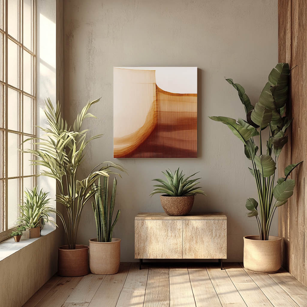 Flowing Elegance: Abstract Fabric Waves