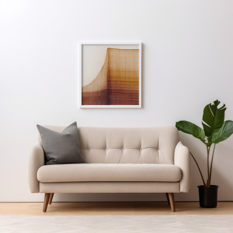 Woven Horizons: Abstract Fabric Geometry