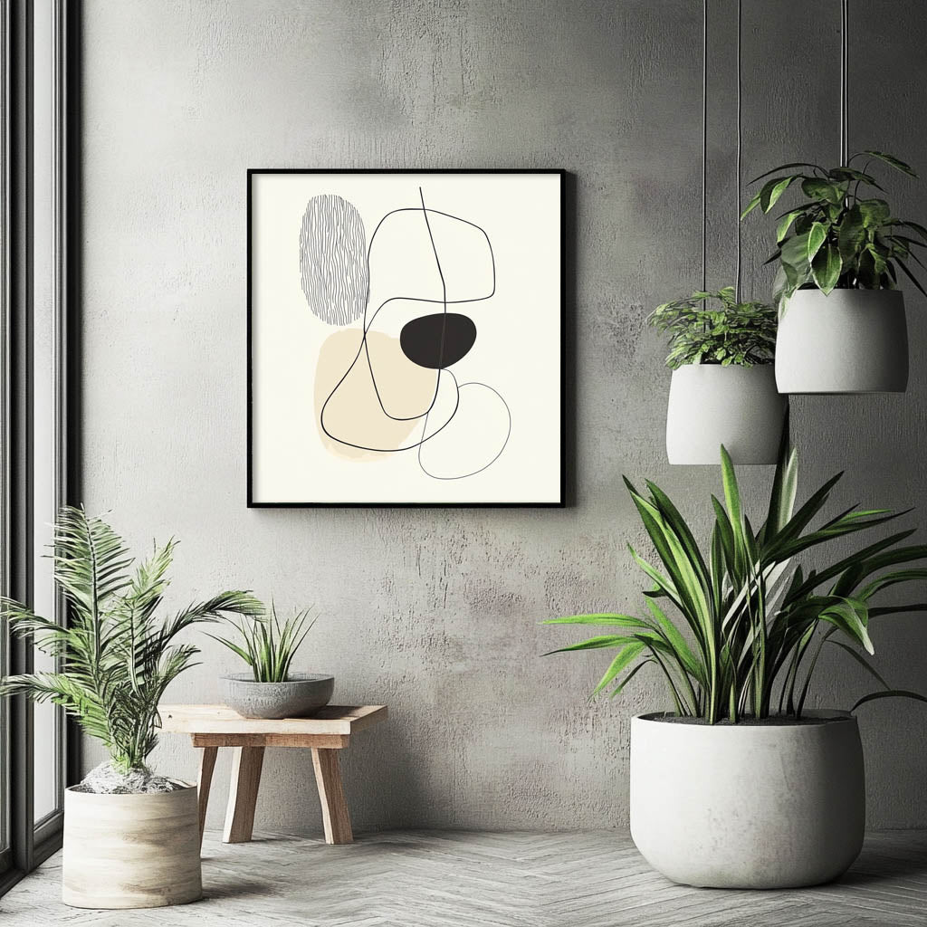 Elegant Minimalism: Abstract Line Art