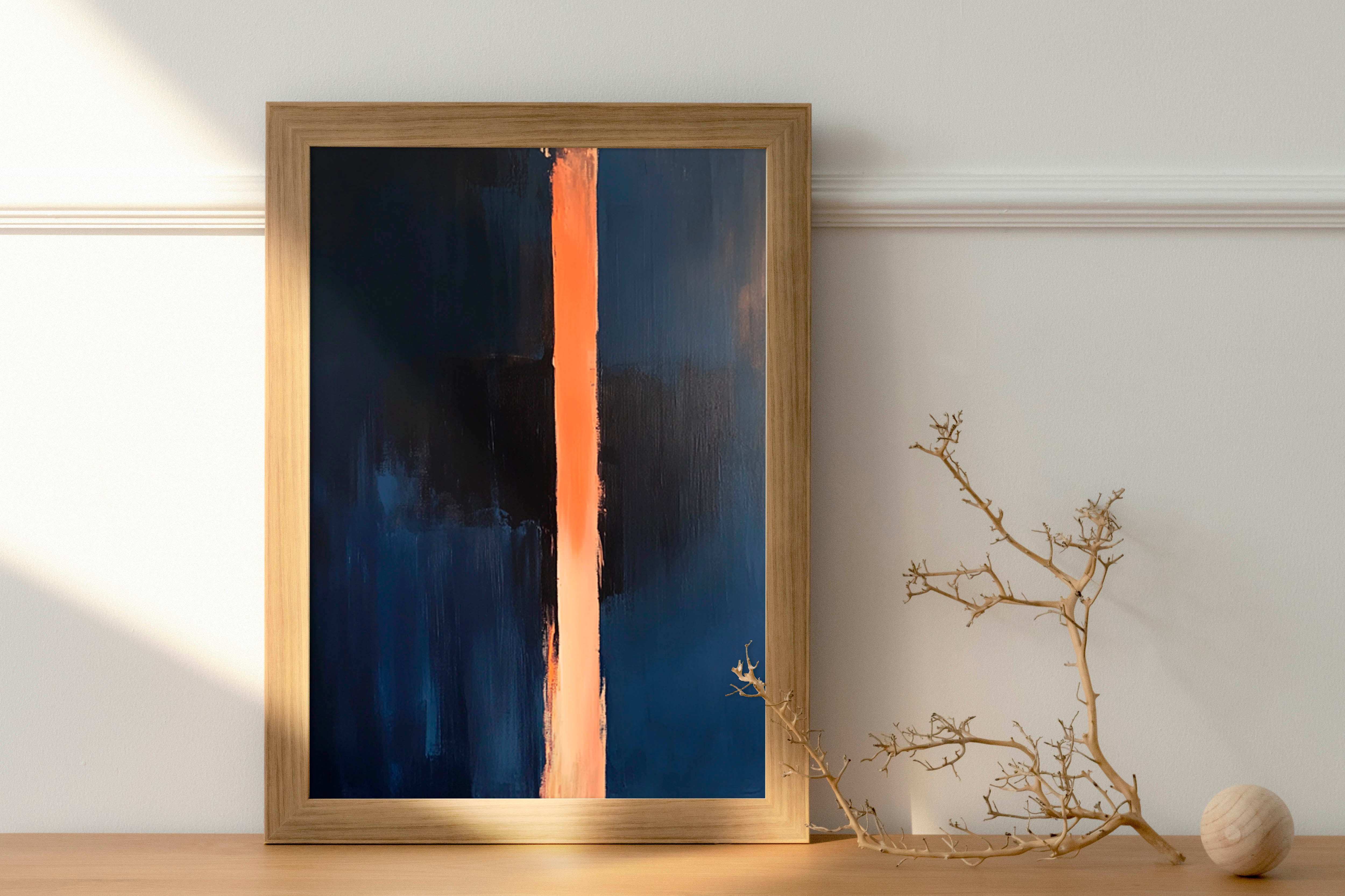 Abstract Harmony: Minimalist Digital Art