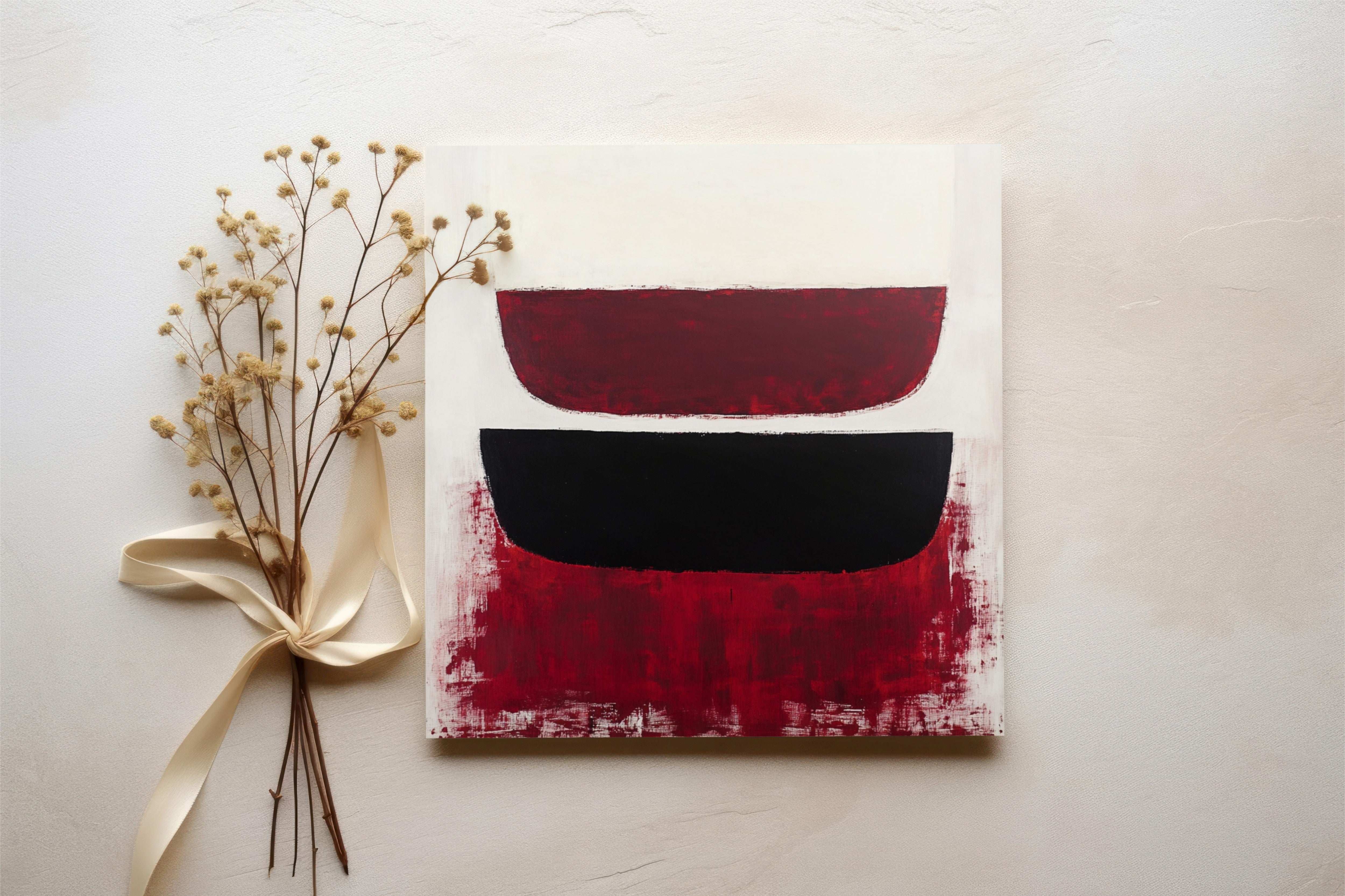 Serenity in Color: A Minimalist Abstract Composition