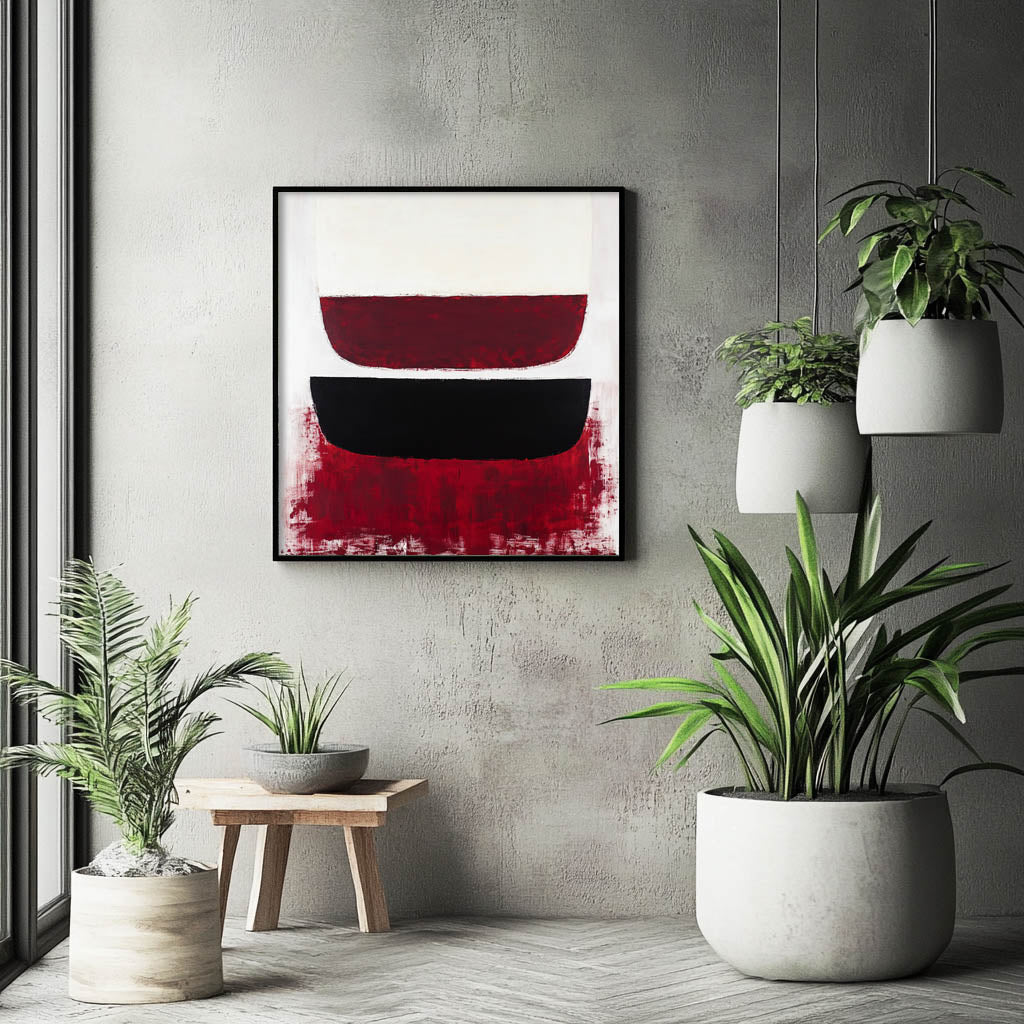 Serenity in Color: A Minimalist Abstract Composition