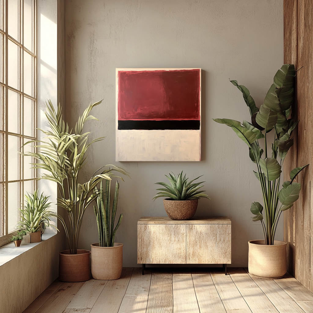 Serenity in Color: A Minimalist Abstract Composition