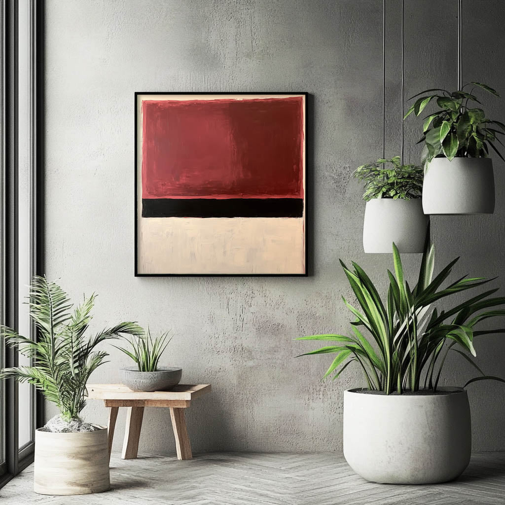 Serenity in Color: A Minimalist Abstract Composition