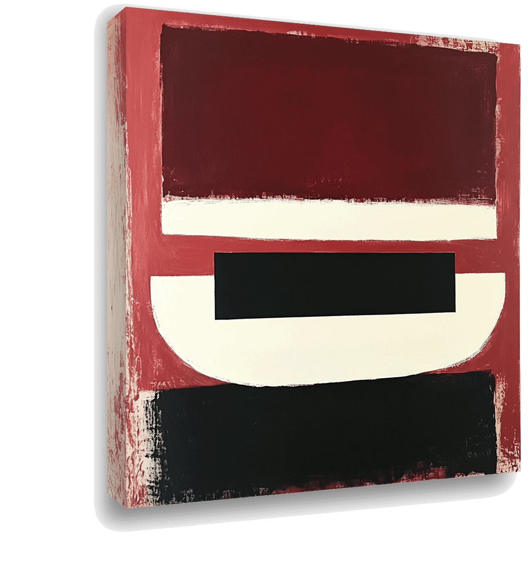 Abstract Expression: Geometric Minimalism with Bold Letters