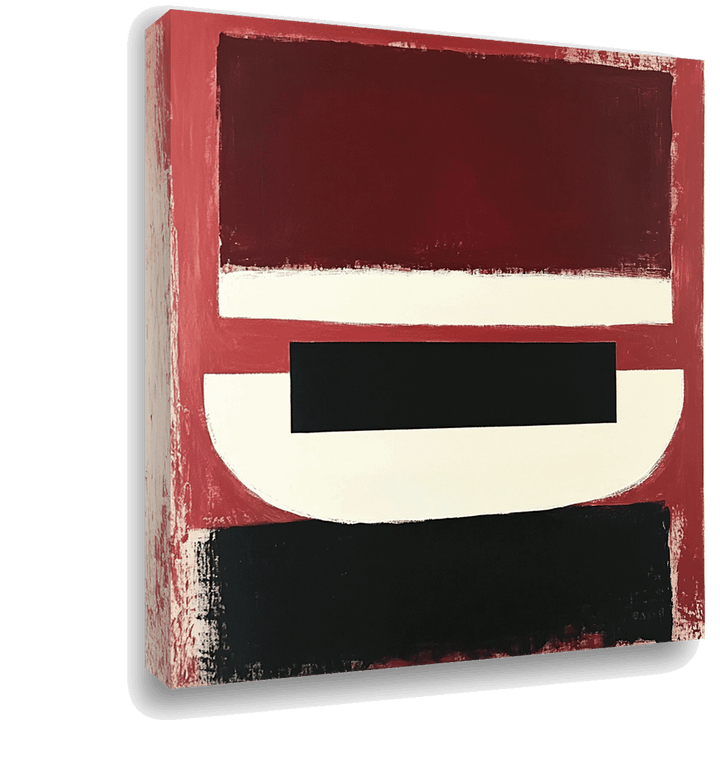 Abstract Expression: Geometric Minimalism with Bold Letters