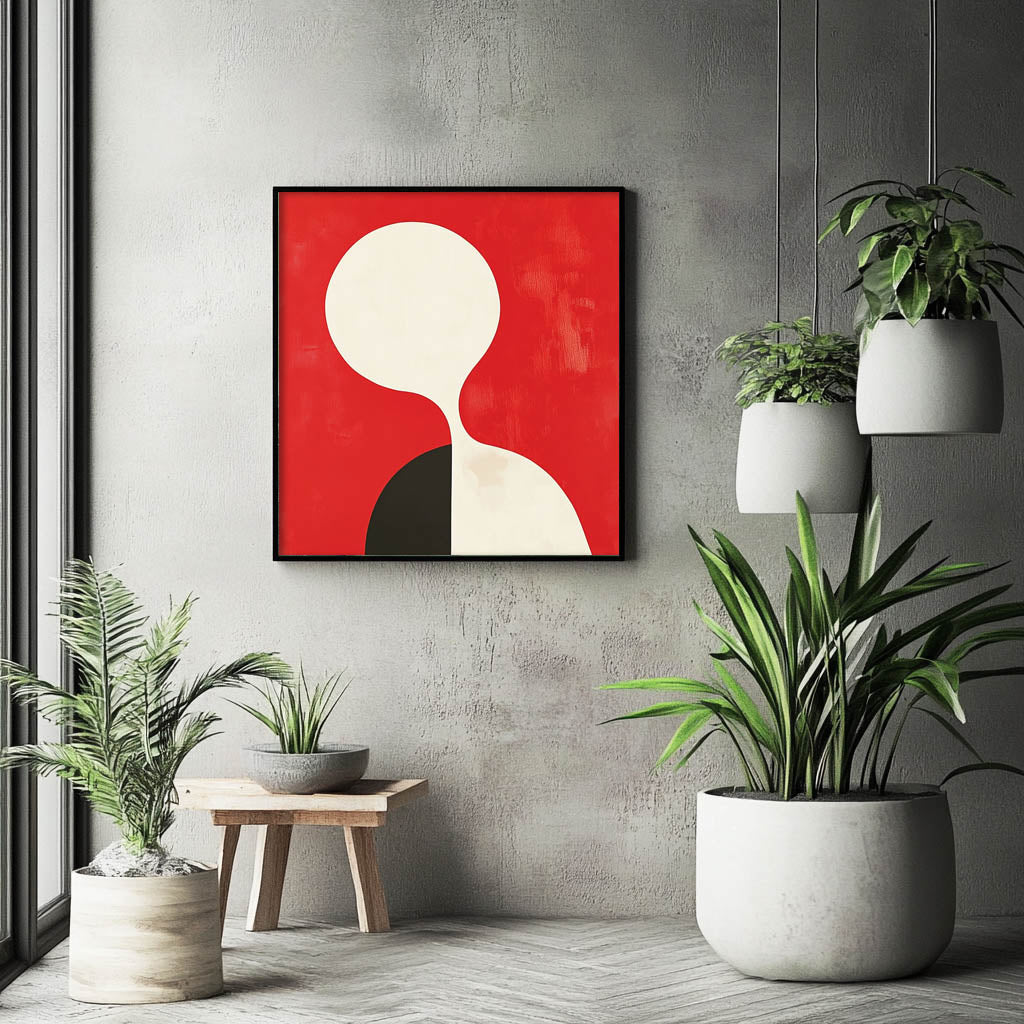 Abstract Human Silhouette: Modern Minimalism