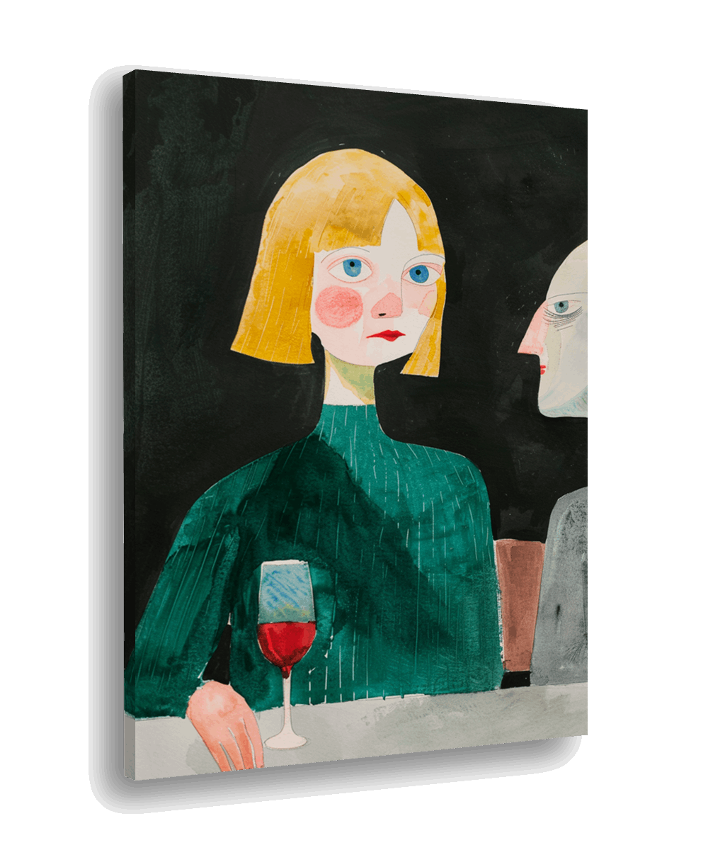 Conversations in Emerald Hues