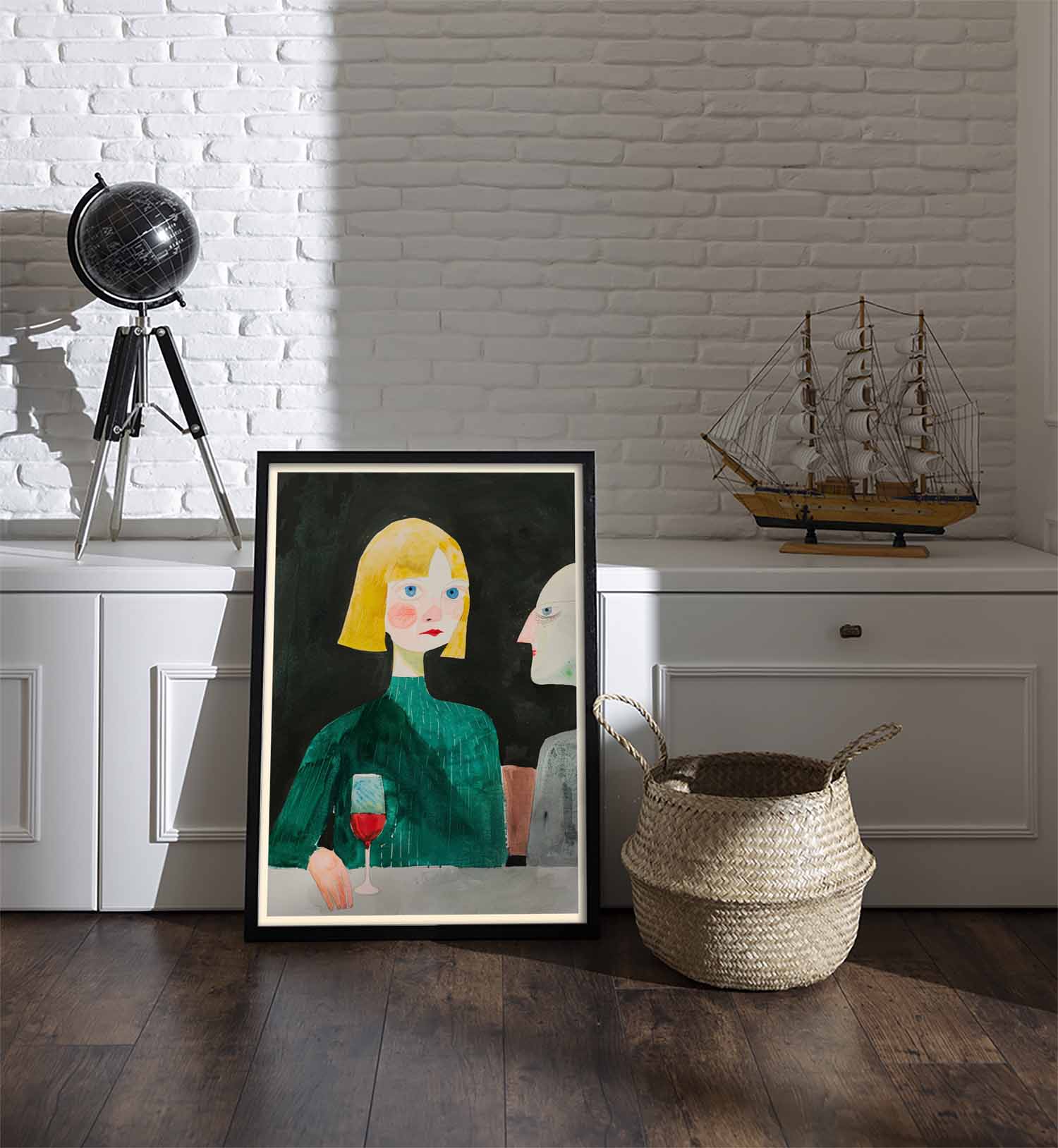 Conversations in Emerald Hues