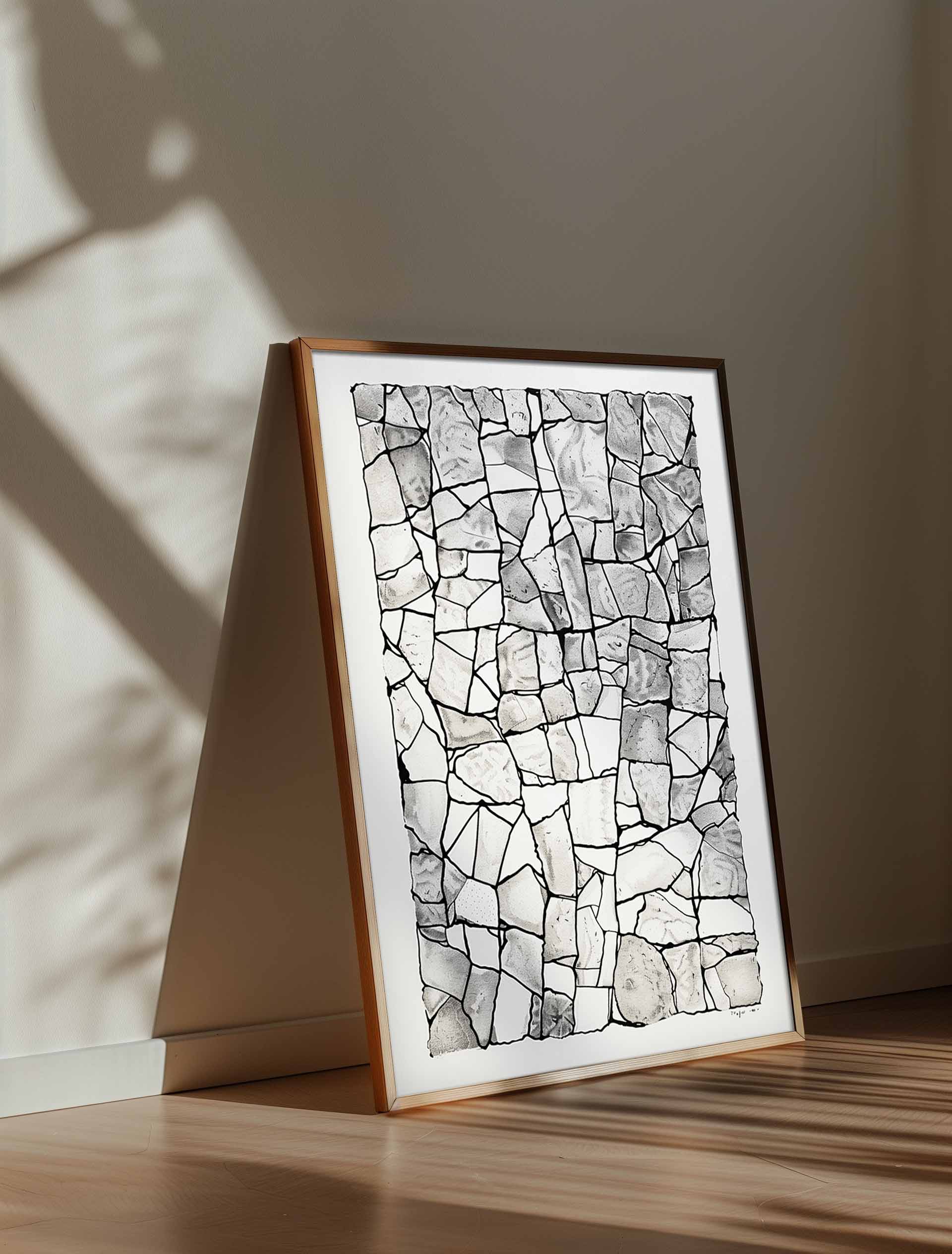 Fractured Stone Mosaic