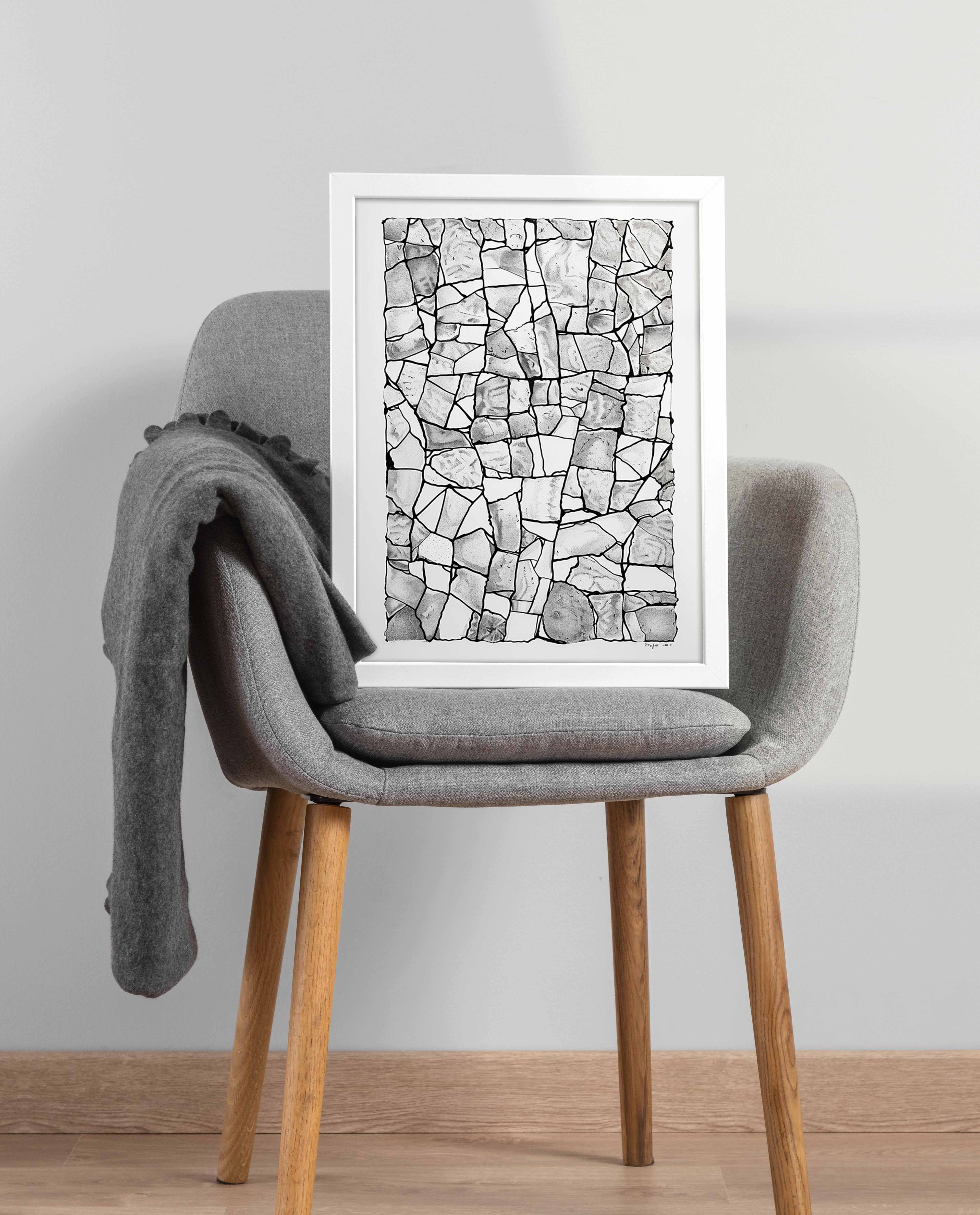 Fractured Stone Mosaic