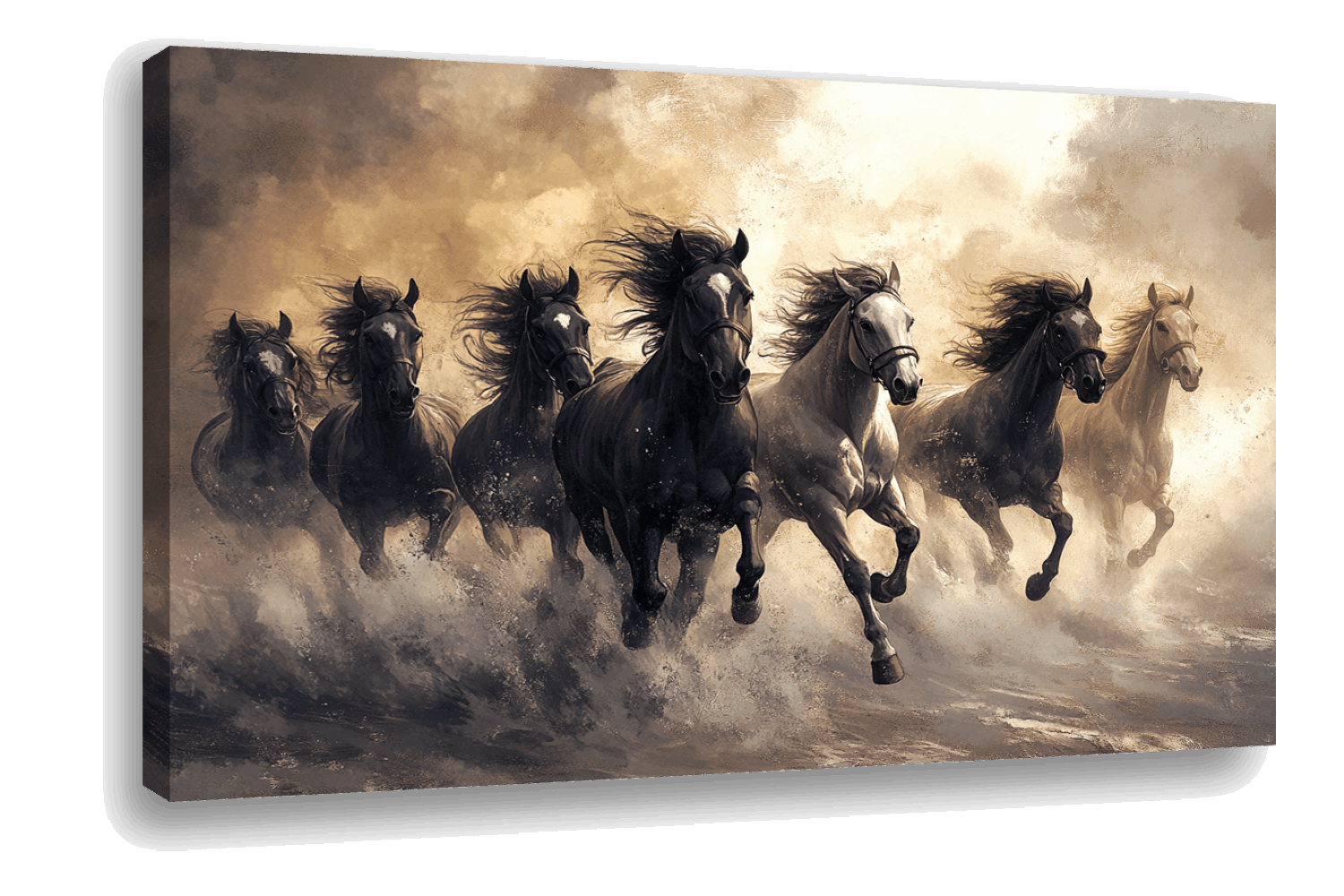Gallop of Fortune: Seven Majestic Horses