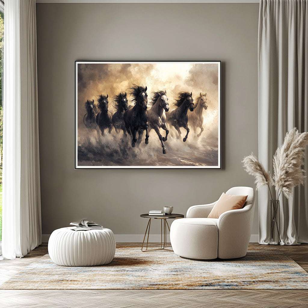 Gallop of Fortune: Seven Majestic Horses