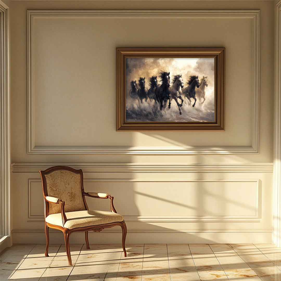 Gallop of Fortune: Seven Majestic Horses