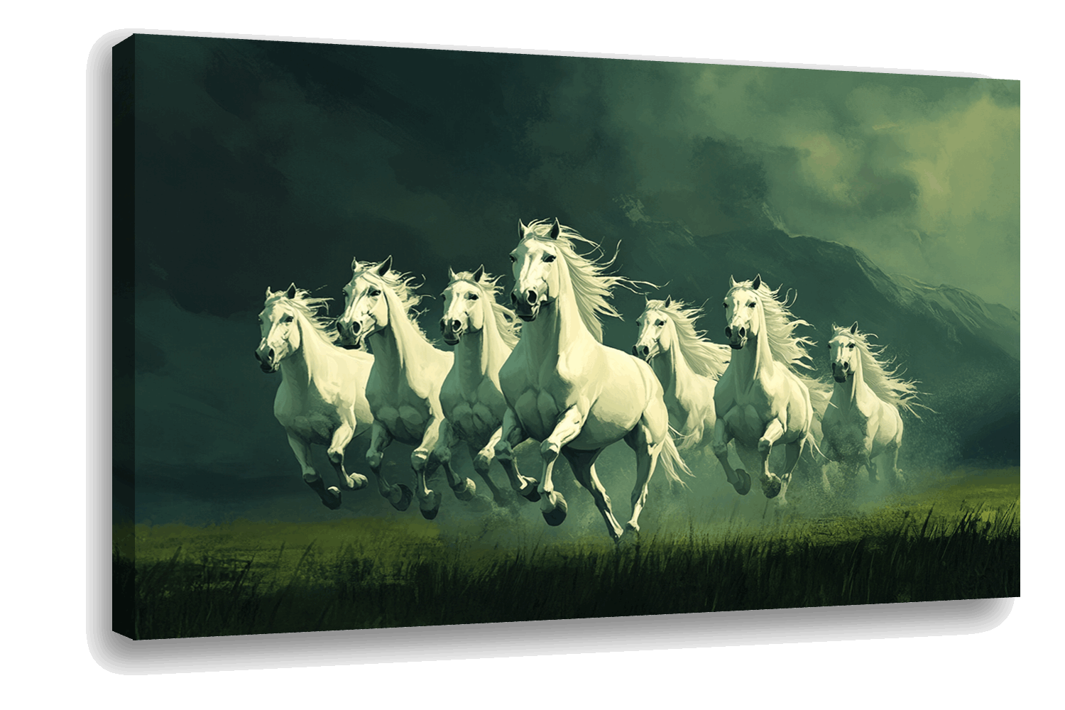 Charge of Abundance: Seven White Horses