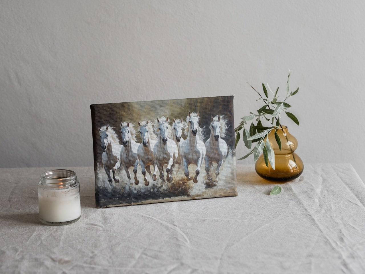 The Grace of Triumph: Seven White Horses