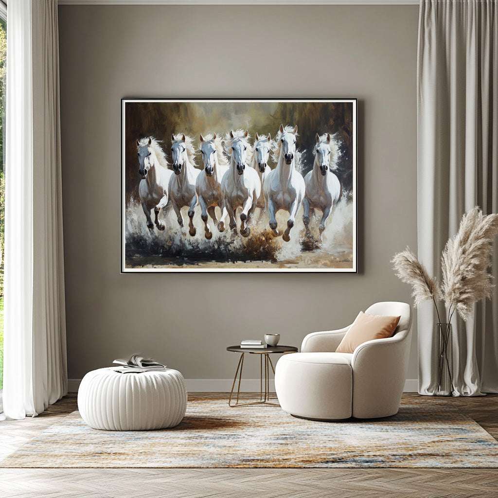 The Grace of Triumph: Seven White Horses