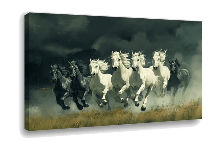 Wild Harmony: Seven Galloping Horses