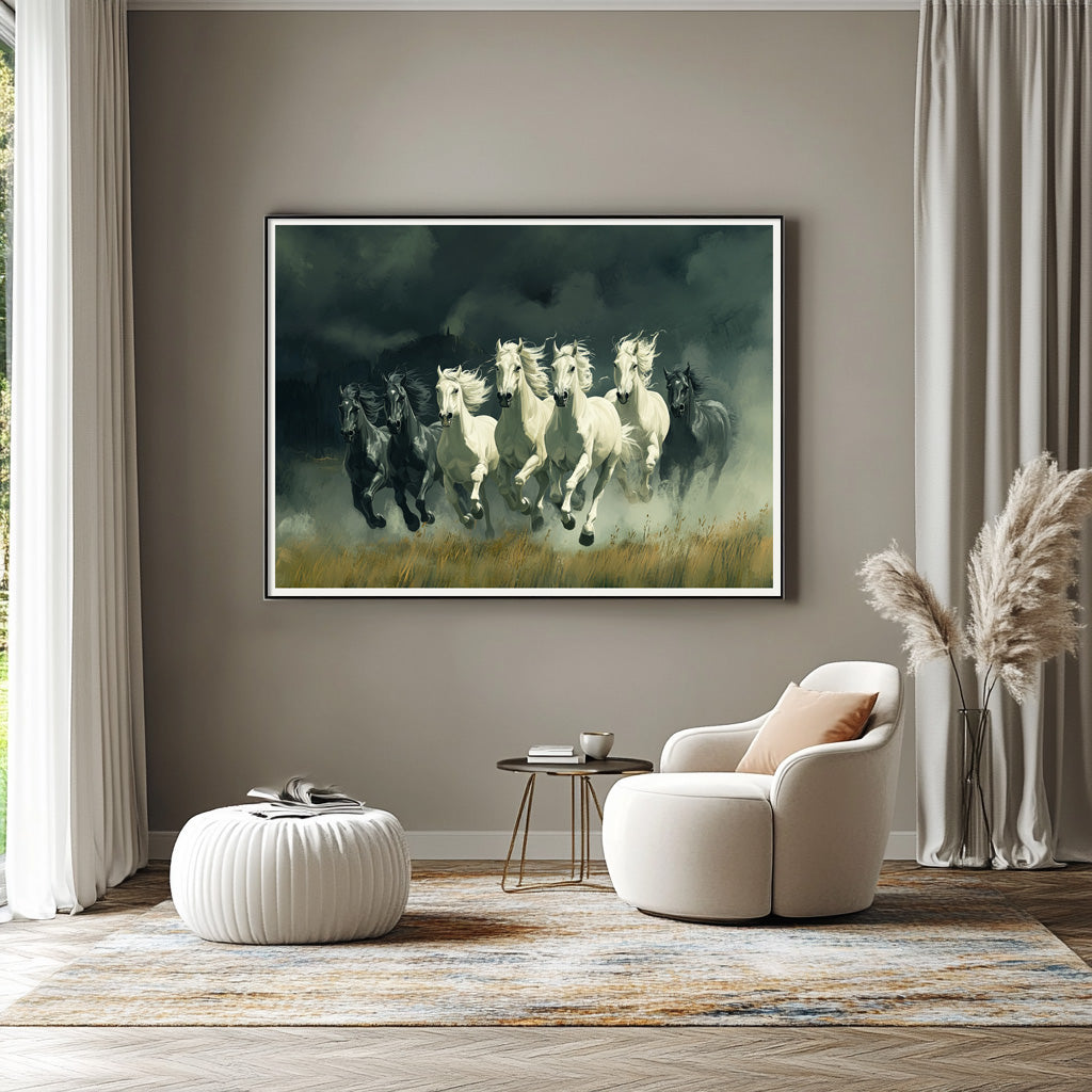 Wild Harmony: Seven Galloping Horses