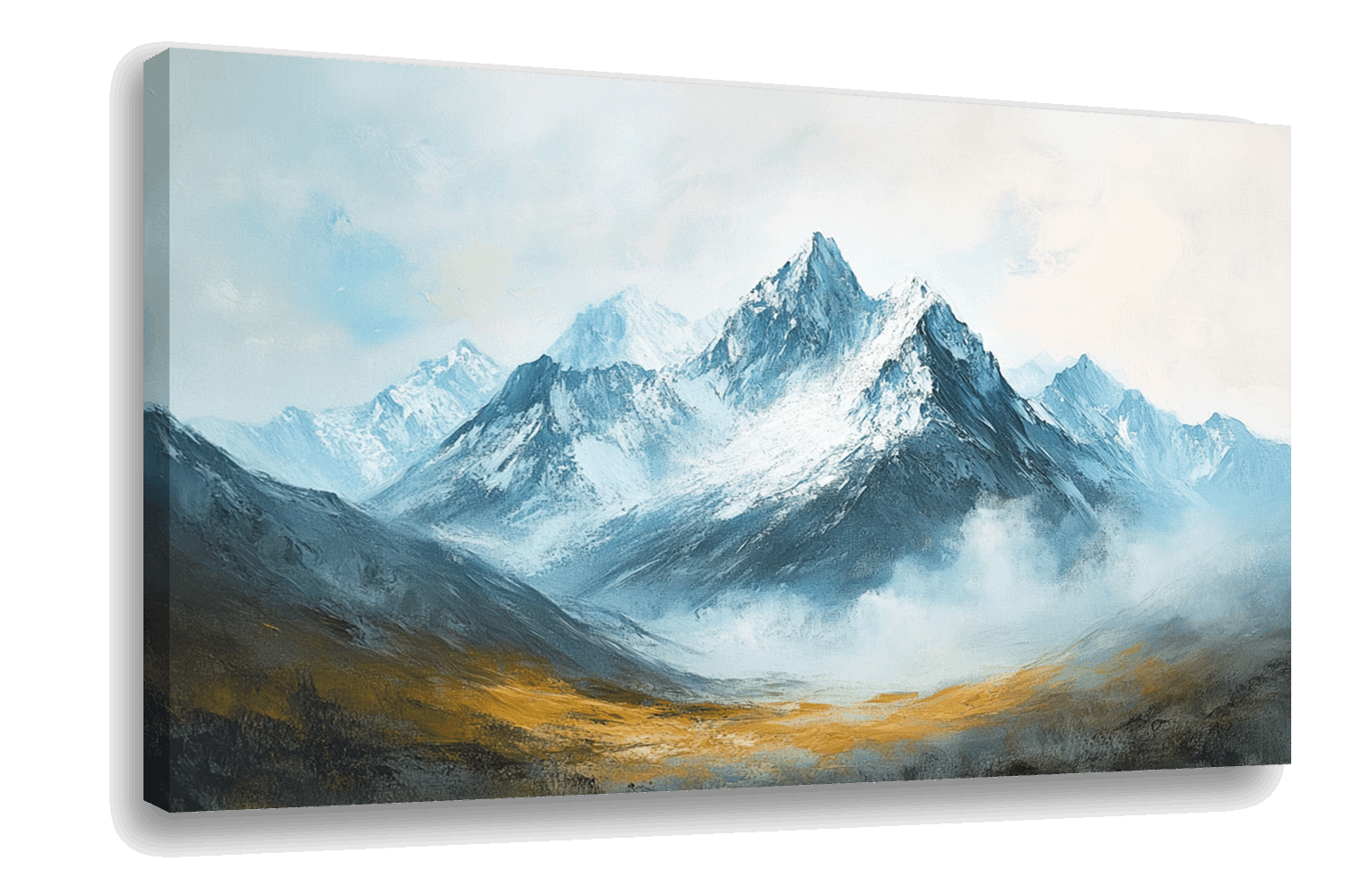 Ethereal Peaks: Serenity of Snow-Capped Mountains