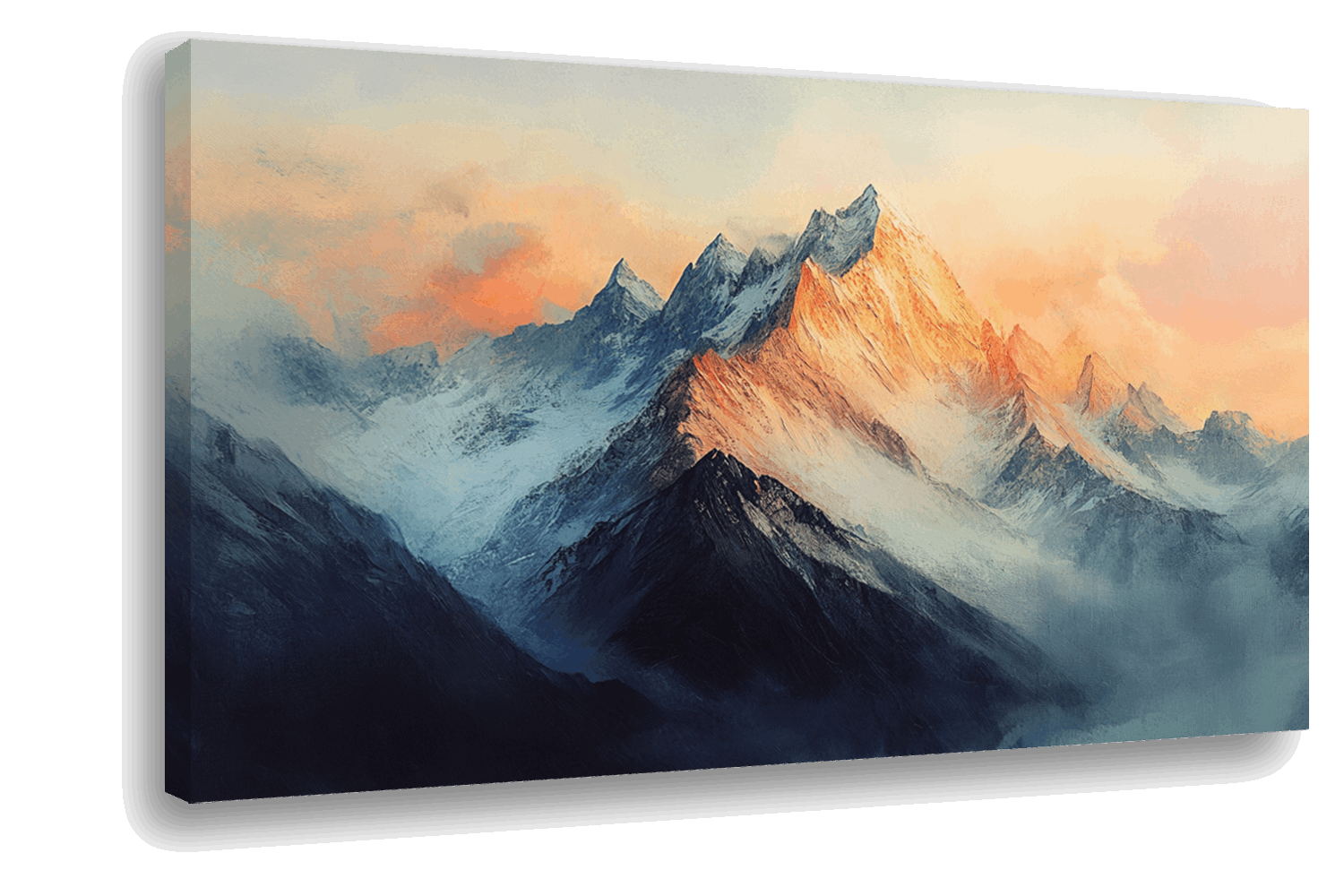 Golden Dawn: Majestic Mountain Sunrise