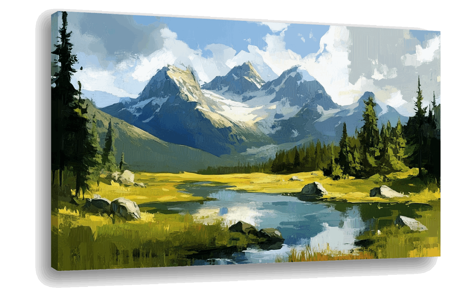 Vitality of Alaska: Lush Mountain Landscape