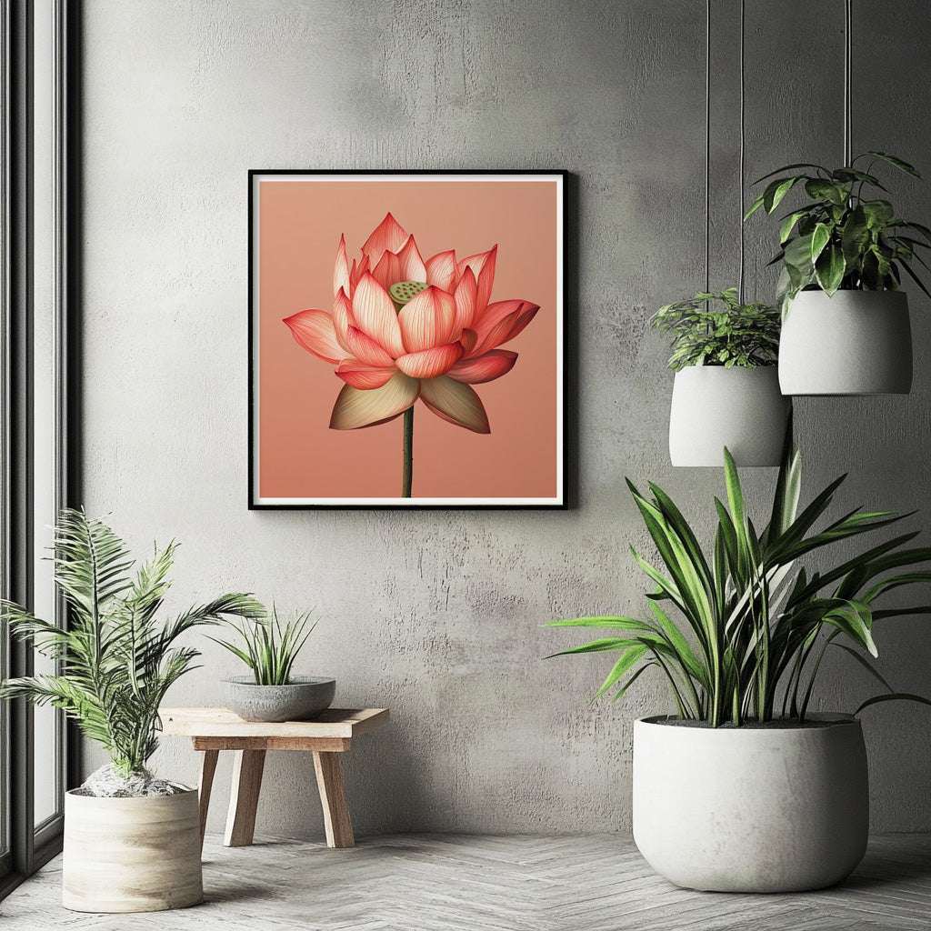 Blossoming Elegance: Lotus in Full Splendor