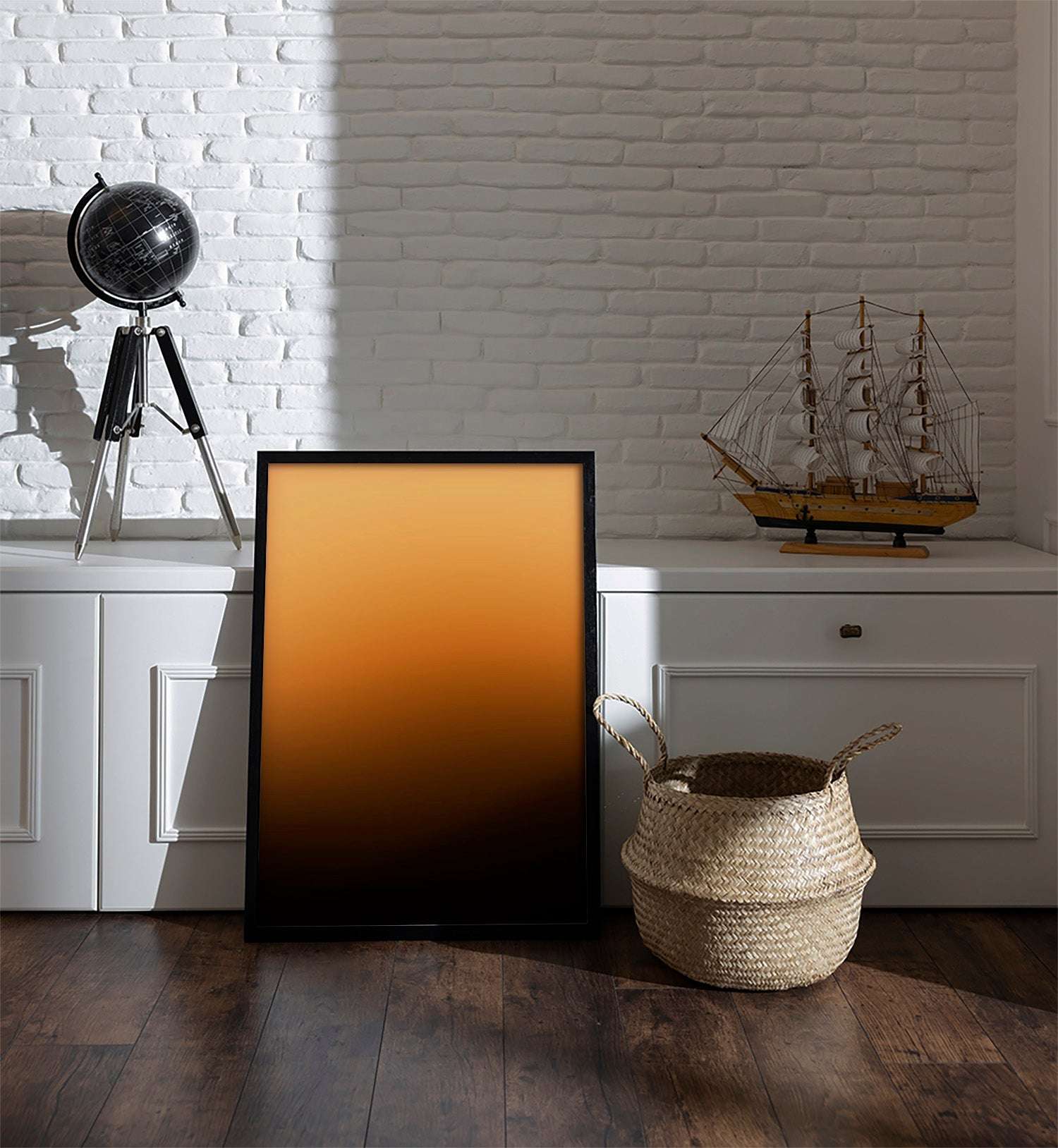 Twilight Transition: Minimalist Gradient from Day to Night