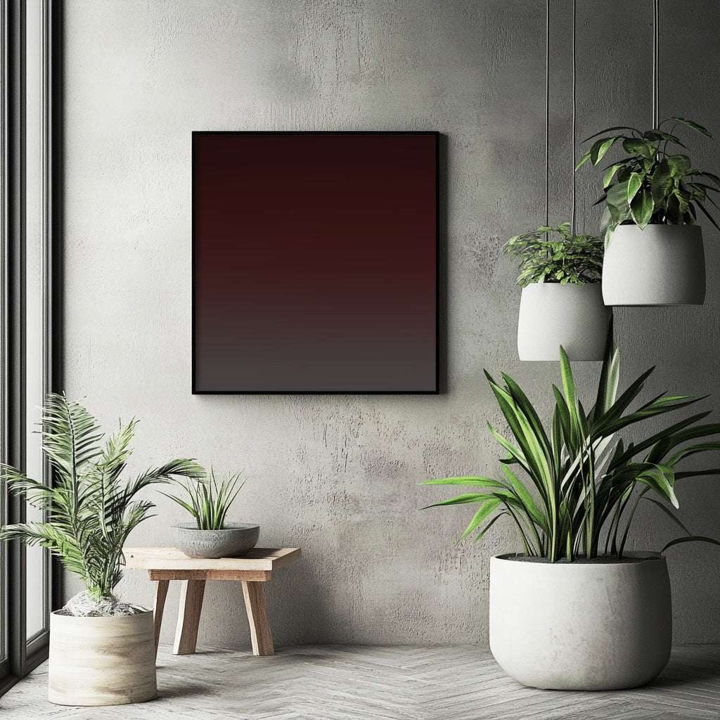 Maroon Depth: Dark Brown Gradient