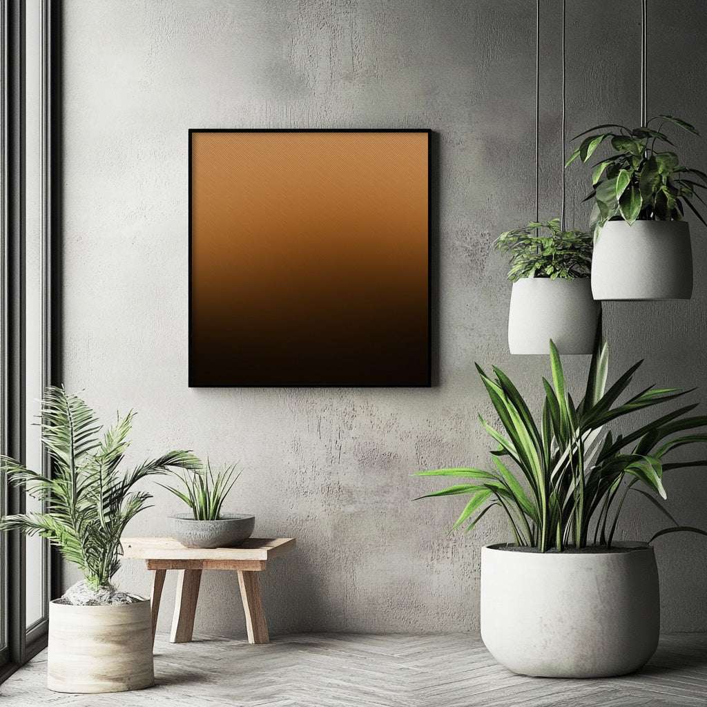 Orange Gradient with Carbon Fiber Texture