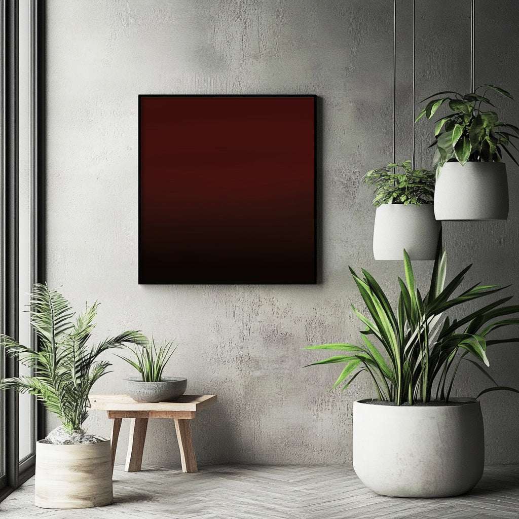 Crimson Canvas: Dark Red Gradient